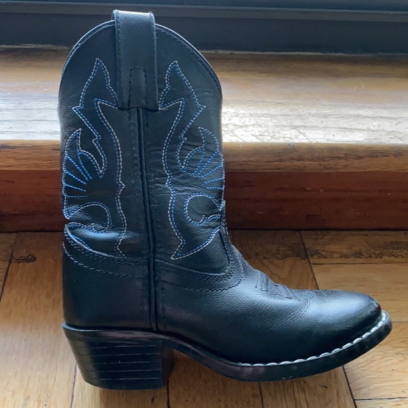 Masterson Boot Company Shoes Stylish Girls Cowboy Boots Black With